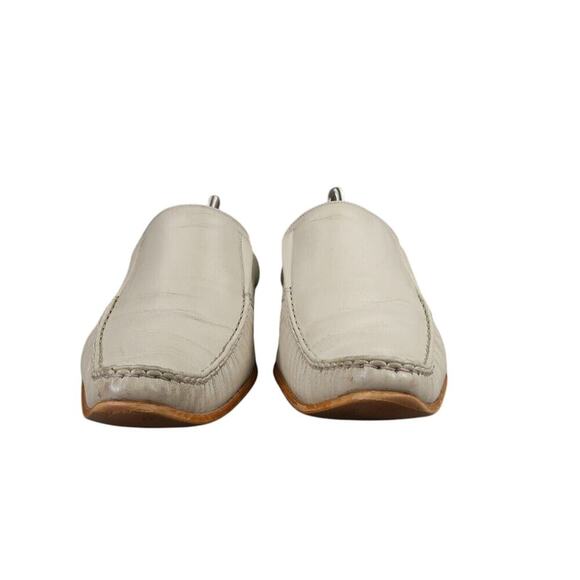 San Meldini Shoes Mens 43 Loafers Slip On Snip Toe Moc Leather Italian Classic - Picture 3 of 16